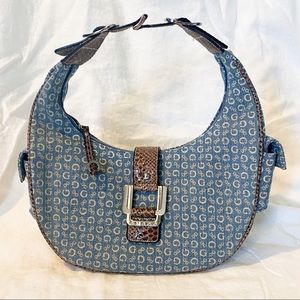 Guess Purse with Brown Leather Trim